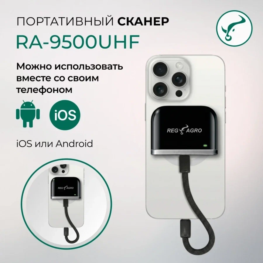Портативный сканер RA-9500 UHF Bluetooth фото 5